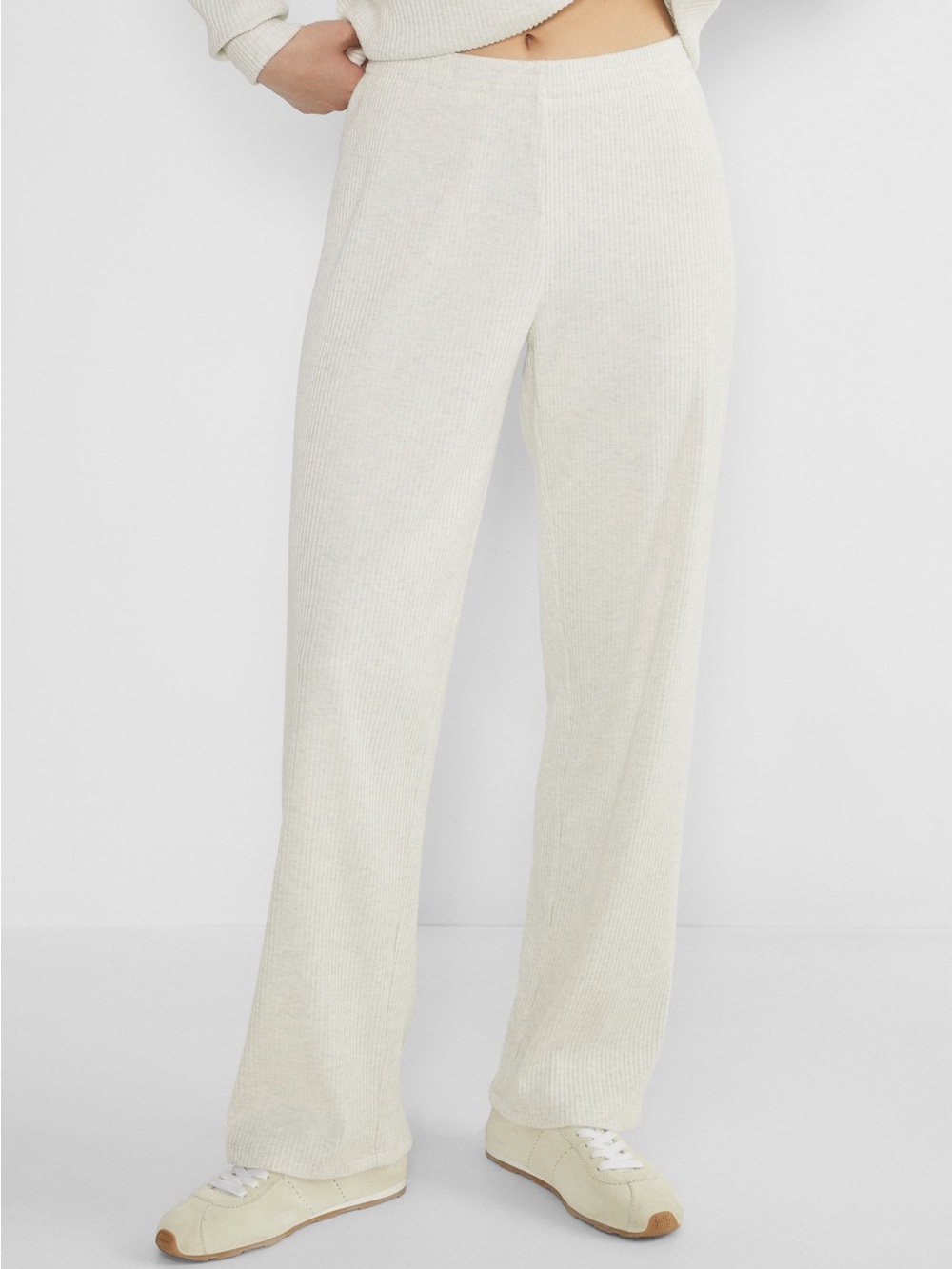 NWT Aritzia The Group Soft Wide Rib Tomorrow Pant